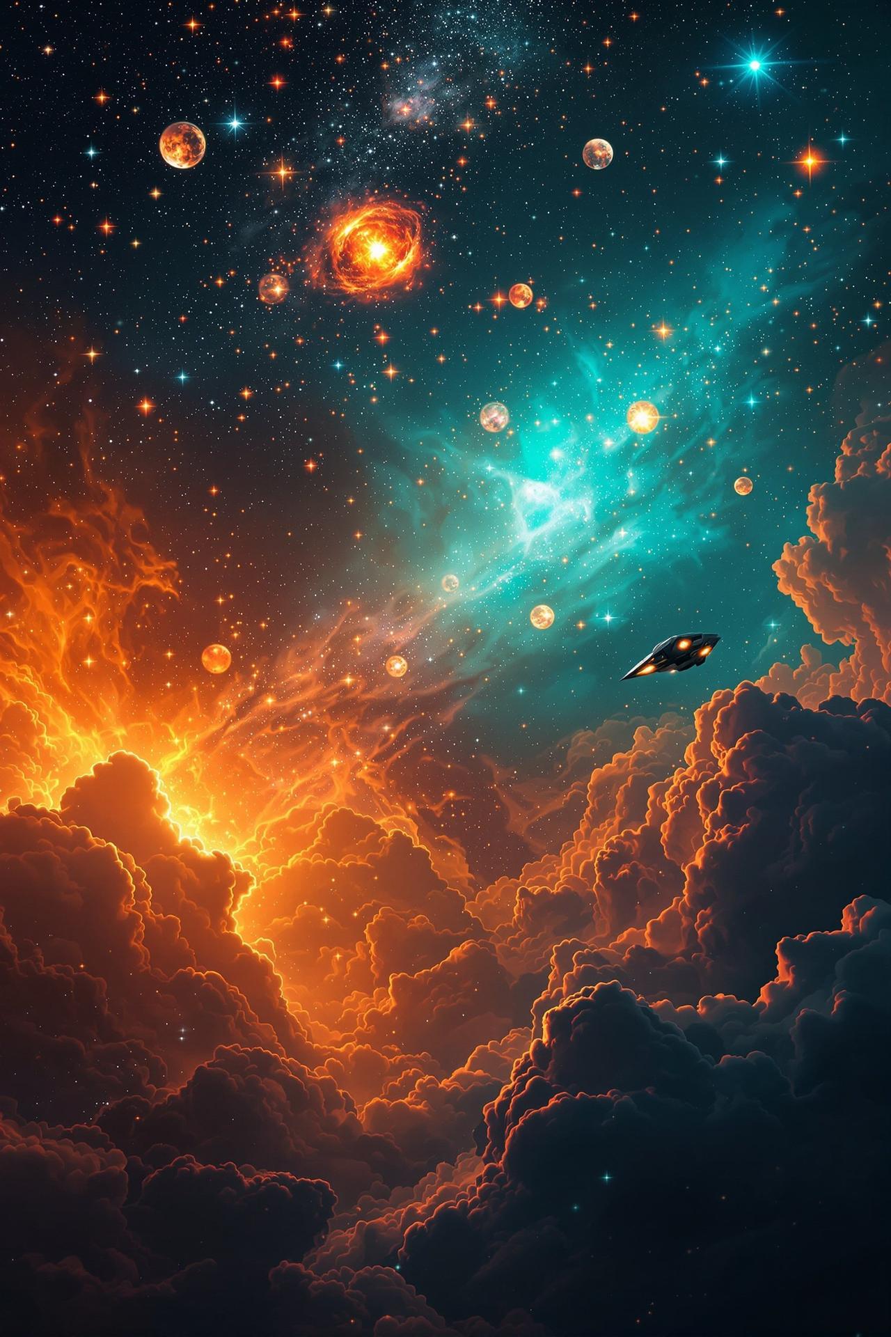 瑟瑟影院独家呈现电影《星际回响》高清海报，科幻冒险巨制